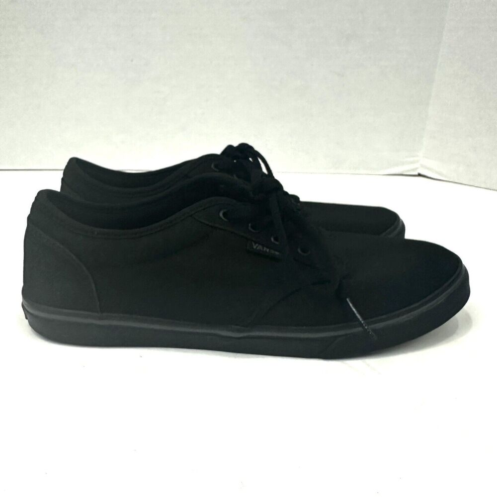 Vans Authentic Era Classic Sneakers Women Sz 8 Canvas Shoes Black